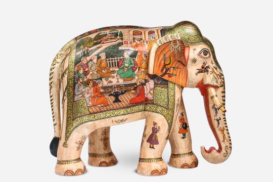 Elephant with Miniature painting