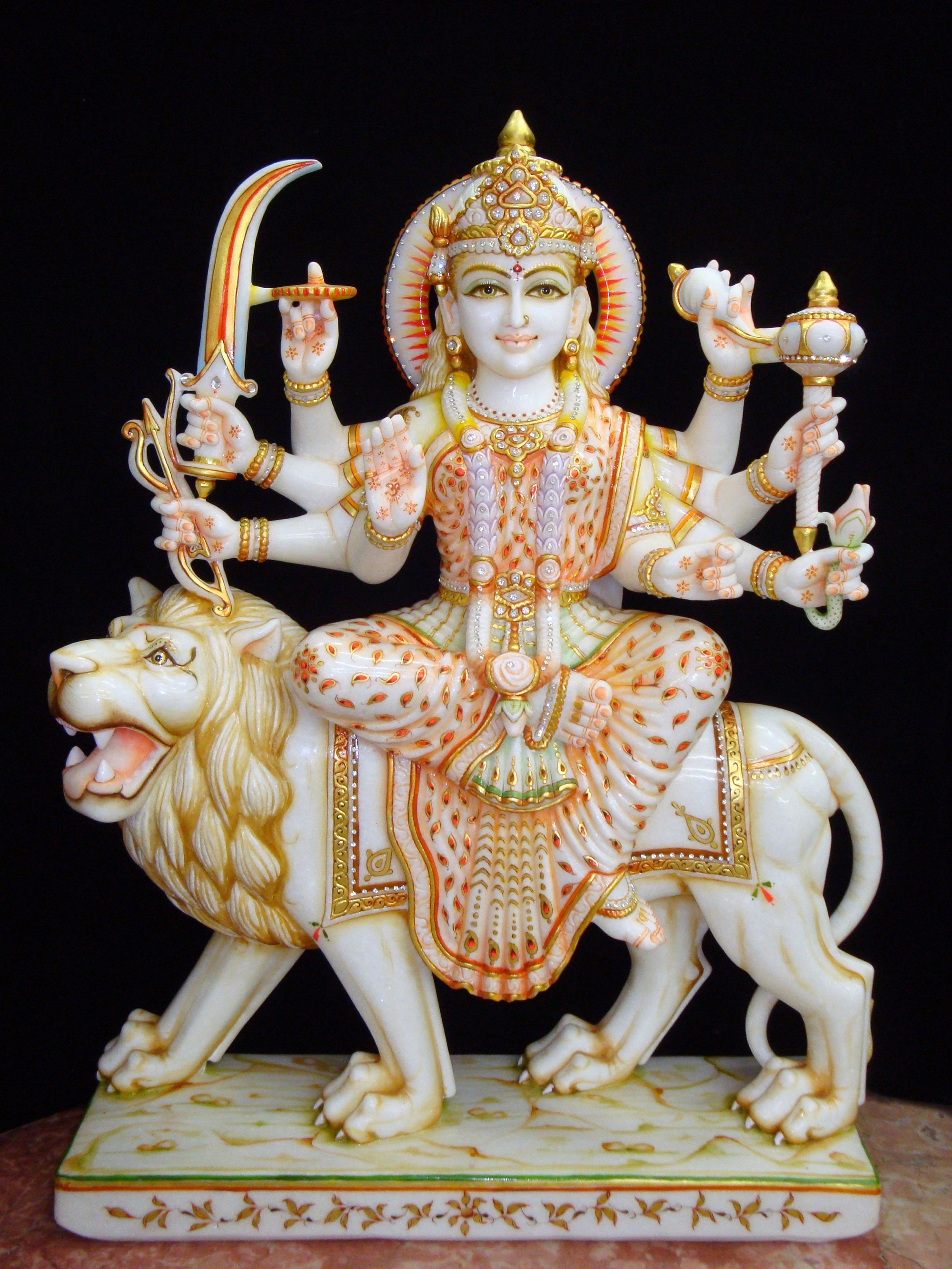 Durga Maa Marble Murti